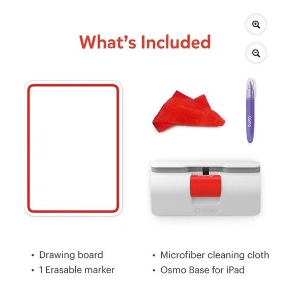 Osmo Monster Starter Kit iPad Base Drawing Board Erasable Marker Kids - Picture 4 of 4